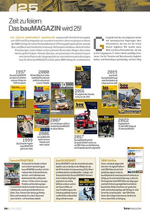 Musterseite Baumagazin