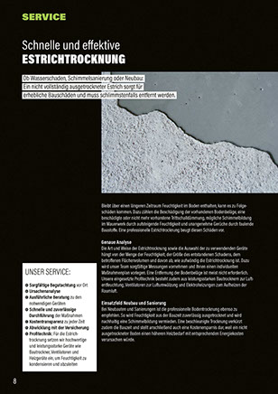 Musterseite Bautrockner – MAGAZIN