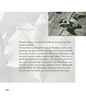 Alls im Leabe hot sei Zeit Musterseite