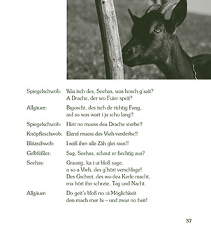 Alls im Leabe hot sei Zeit Musterseite