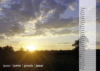 Kalendermusterseite Durach 2015 4-sprachig