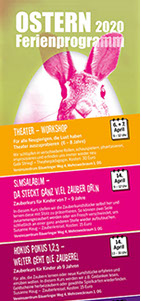 Beispiele Flyer Folder Plakat Karte Banner Logo