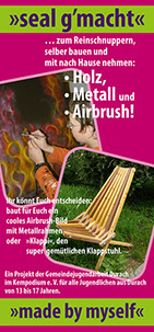 Beispiele Flyer Folder Plakat Karte Banner Logo
