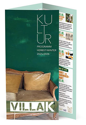 Beispiele Flyer Folder Plakat Karte Banner Logo