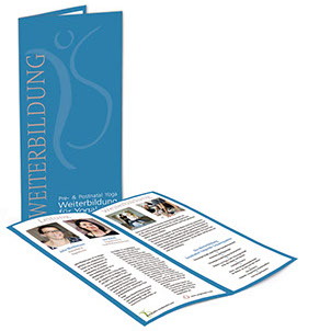 Beispiele Flyer Folder Plakat Karte Banner Logo