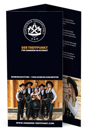 Beispiele Flyer Folder Plakat Karte Banner Logo