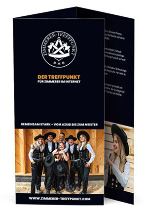 Beispiele Flyer Folder Plakat Karte Banner Logo