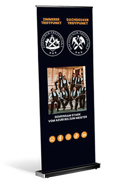 Beispiele Flyer Folder Plakat Karte Banner Logo